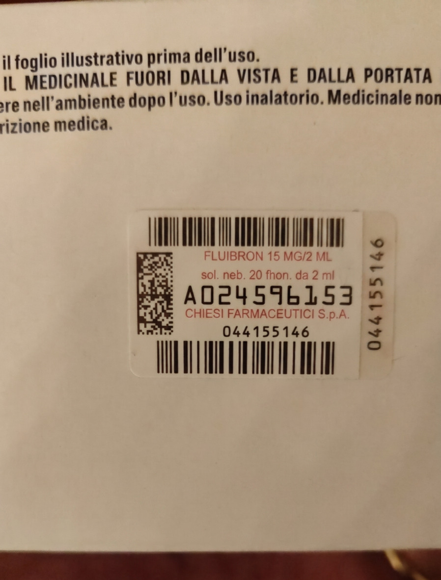 Esempio barcode ravvicinata